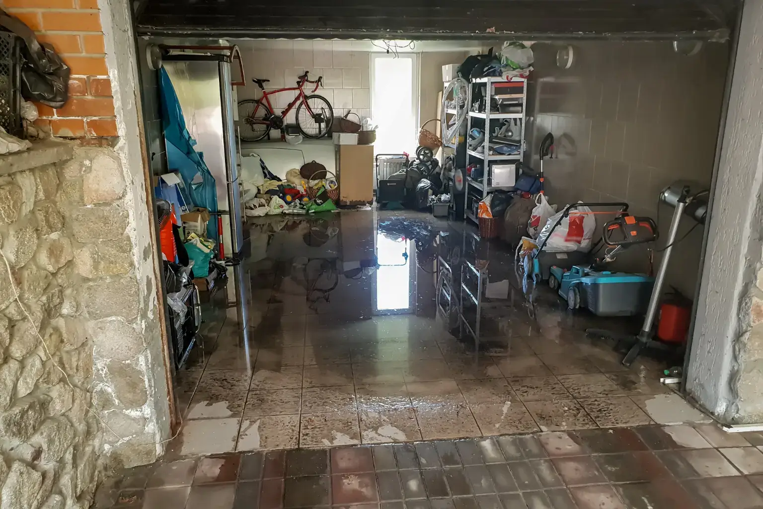 flood damage in Vista