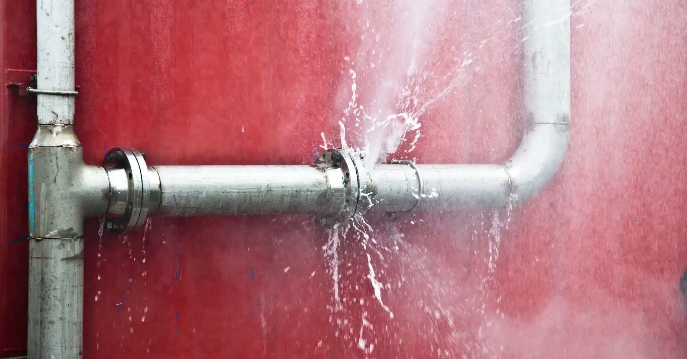 burst pipe cleanup