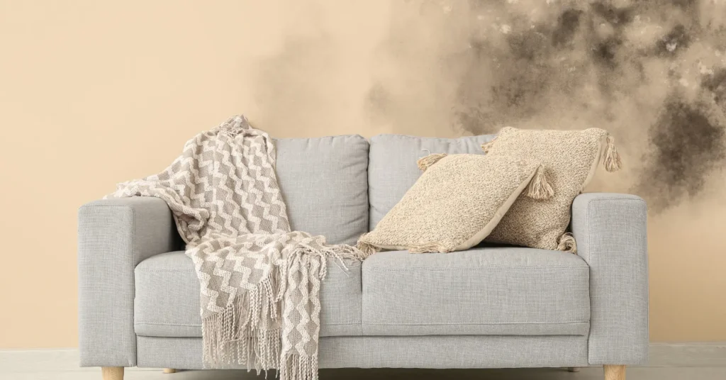 what does black mold look like