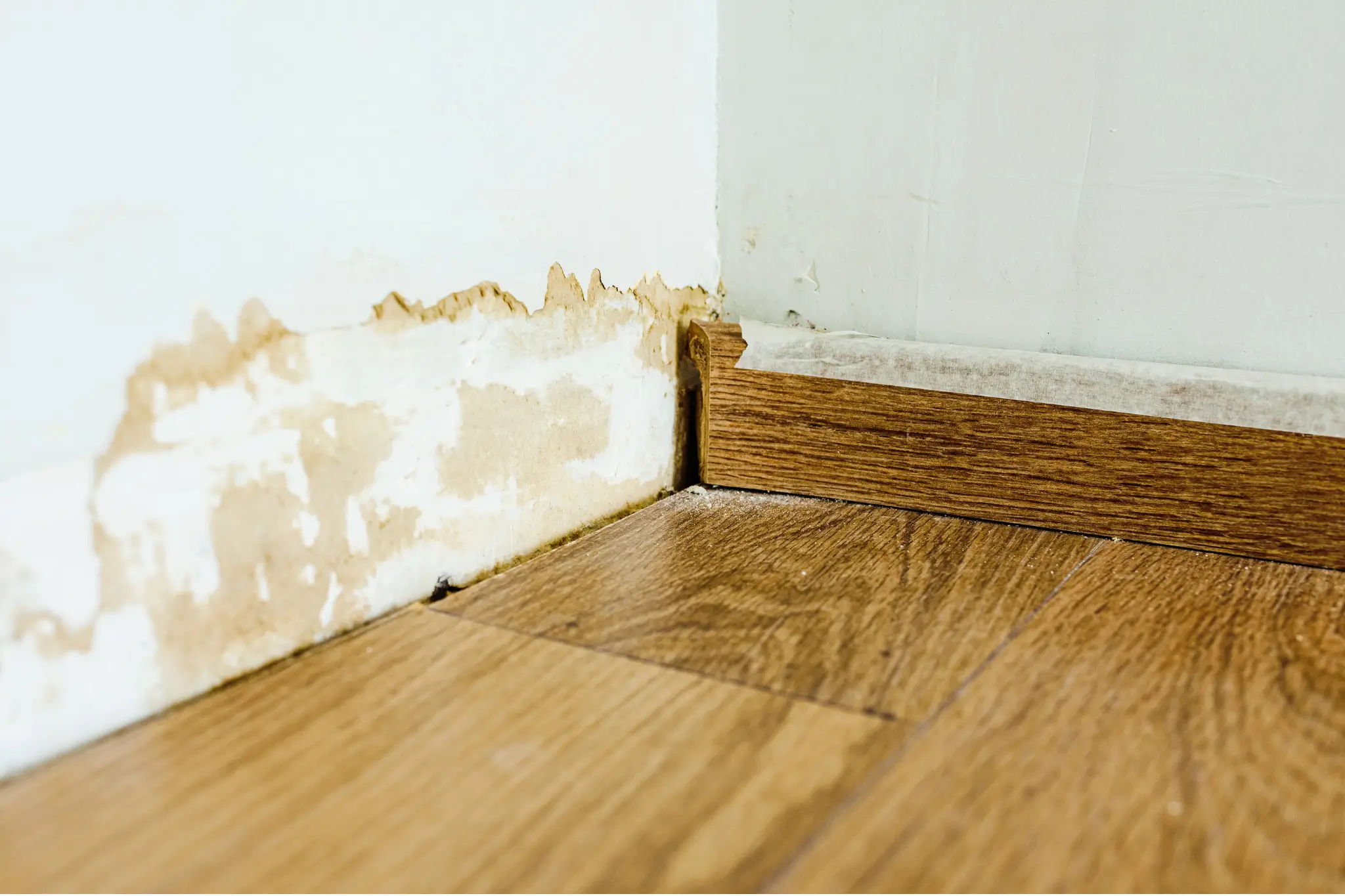 water damage after heavy rain